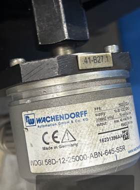 WACHENDORFF沃申道夫增量编码器WDGI58D-12-25000-ABN-645-S5R