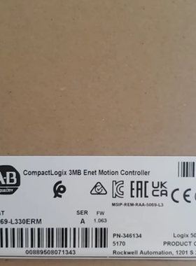 5069-L330ERM罗克韦尔ABCompactLogix5380控制器全新5069L330ERM