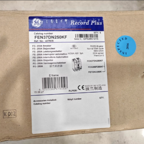 GE Record Plus断路器FEN37DA250KF