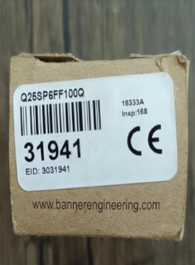 Banner邦纳 Q25SP6FF100Q 光电传感器