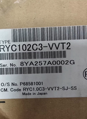 富士FUJI伺服驱动器RYC102C3-VVT2