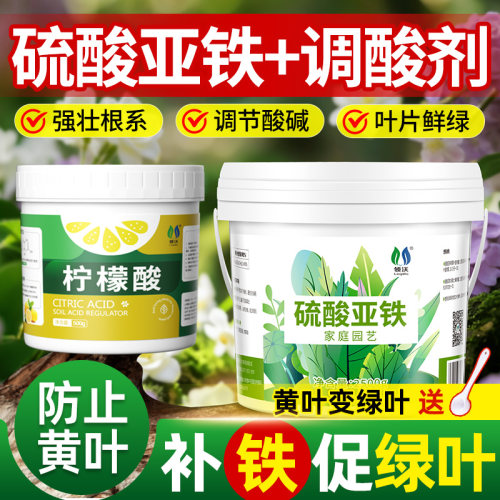 硫酸亚铁肥料花卉用酸性肥防黄叶