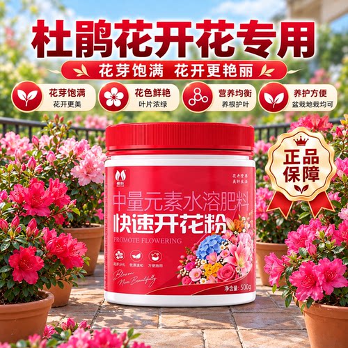 杜鹃花专用肥快速开花粉不烧根苗
