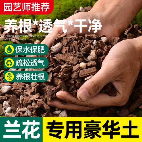 兰花种植专用土营养土高端兰花土