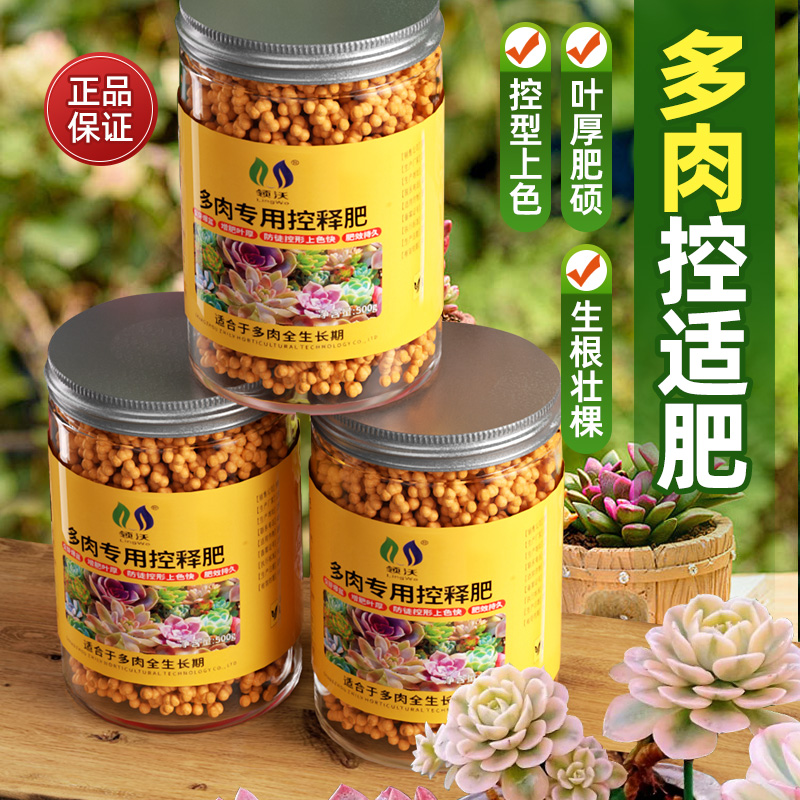 领沃多肉专用控释肥促芽生根增肥
