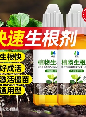 快速生根液移栽扦插生根水营养液植物通用壮根多肉花卉壮苗生根剂