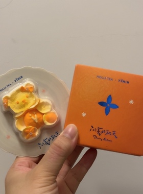 全新茉莉奶白尤目联名发卡盲盒立体冰箱贴