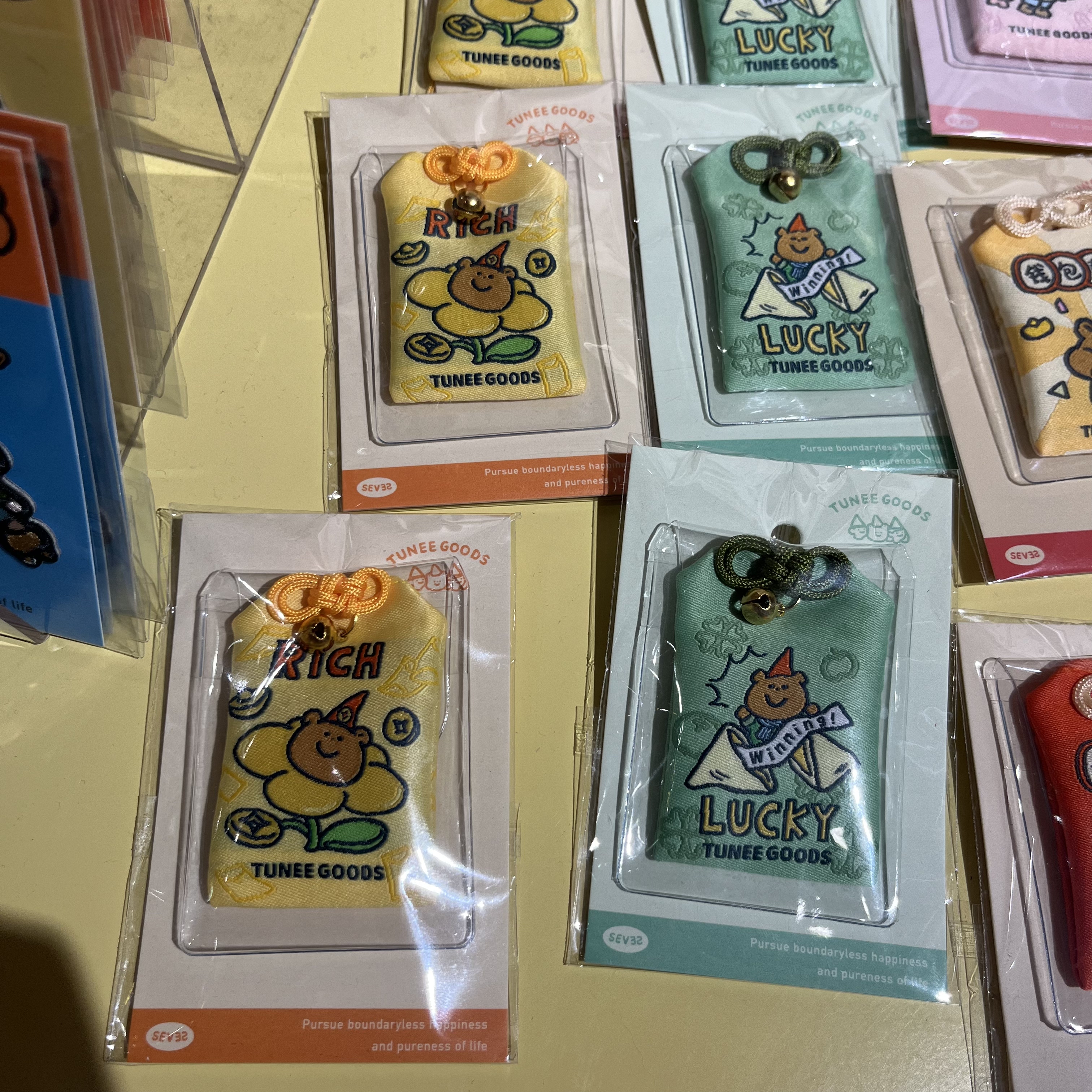 全新TUNEEGOODS广州快闪店周边御守挂件可爱卡通钥匙包包挂饰礼物