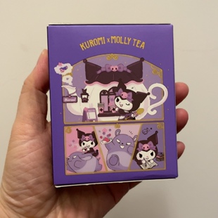 饰 全新茉莉奶白联名kuromi酷洛米冰箱贴盲盒金属磁吸贴可爱卡通装