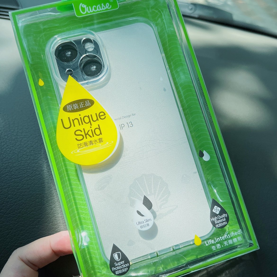 Oucase清水套适用苹果14promax全包手机壳iphone14pro防摔透明保护壳苹果14清水软外壳