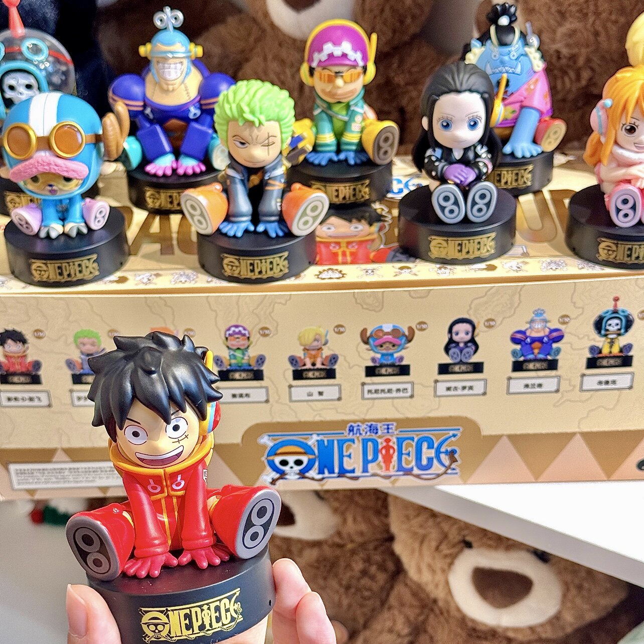 正版MINISO名创优品One Piece航海王系列香薰手办盲盒摆件礼物图片