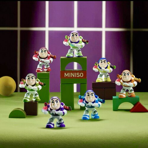 名创优品MINISO迪士尼巴斯光年即刻行动icon box手办盲盒潮玩摆件