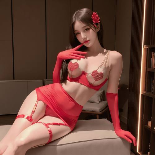 姬GILL性感内衣链条镂空透视网纱床上制服禁欲勾魂酒吧夜店女套装