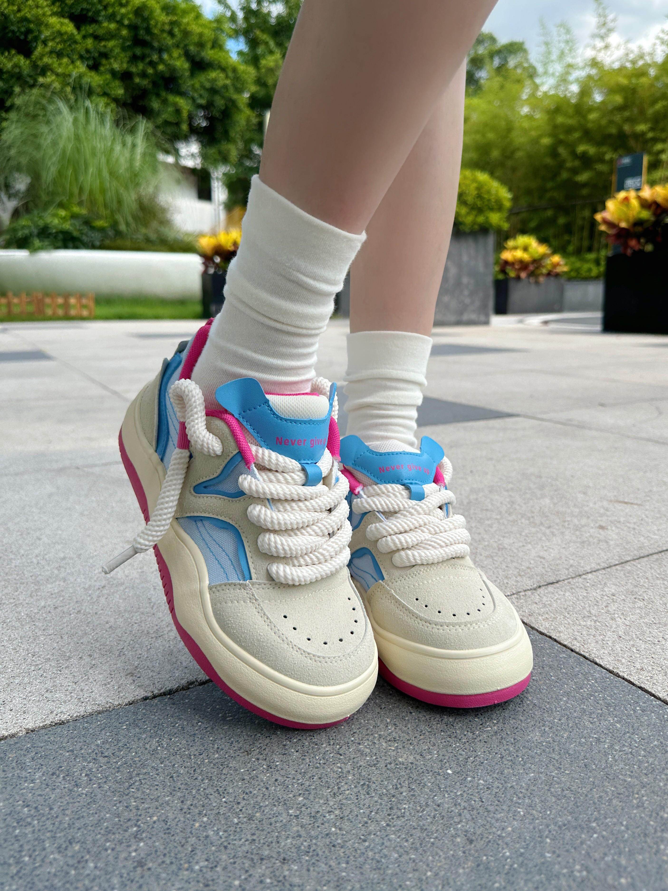 酷到炸 原创设计小众板鞋女2023秋季鞋子女鞋多巴胺穿搭运动鞋女,女鞋,帆布鞋,淘宝优惠券,粉丝福利购,淘宝优惠卷