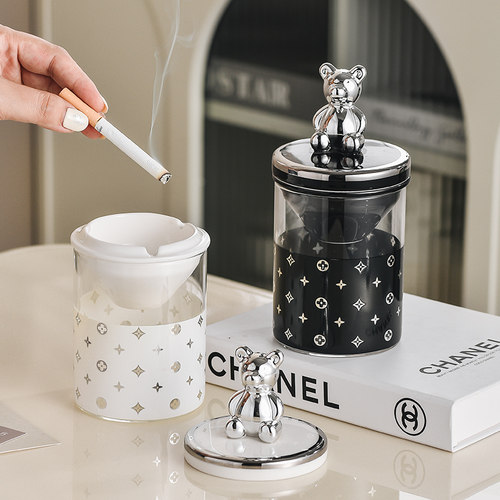 漫时光烟灰缸带盖轻奢高级感