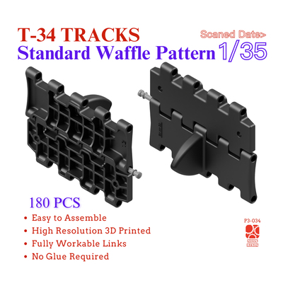 NOUSRESIN3D打印T34履带高精度