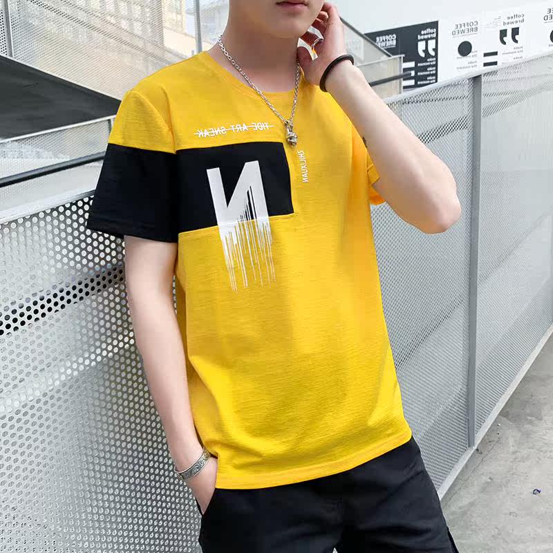 Xuan Yao Nai Ketai 2019 summer man Short sleeved T-shirt T-shirts Korean Edition Trend half sleeve Self cultivation Body shirts Summer wearin the Men's clothing, T-shirt  category - from Buy2taobao.com to provide professional Taobao agent buy service