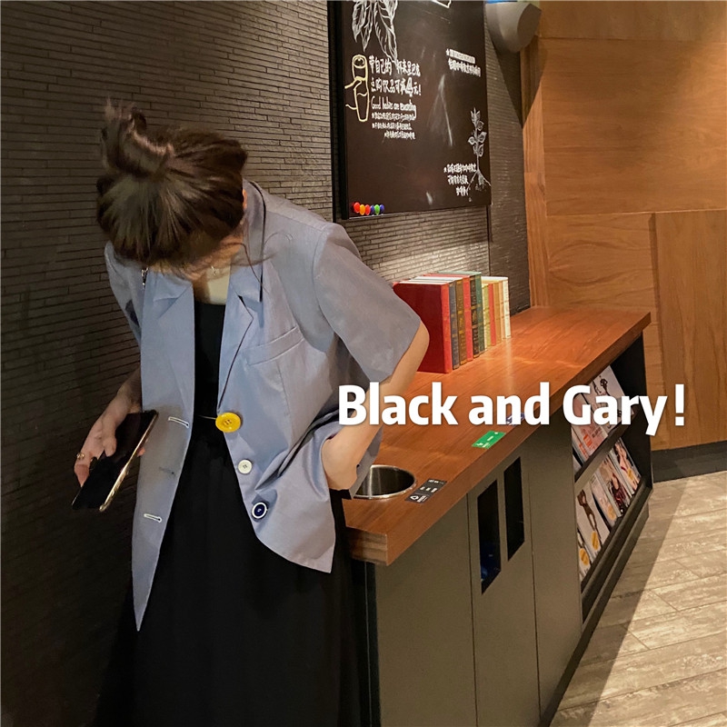 Spring super love Sasa style short sleeve suit coat women's top