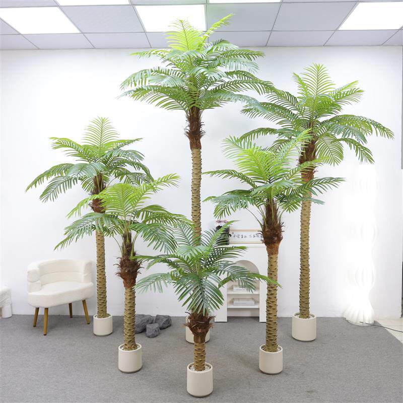 仿真绿植盆栽仿真椰子树室内造景热带绿植假椰树大型盆栽装饰酒店