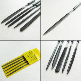 合金饰品打磨去毛刺修整半圆方形扁形圆形锉刀管壁扩孔手工打磨