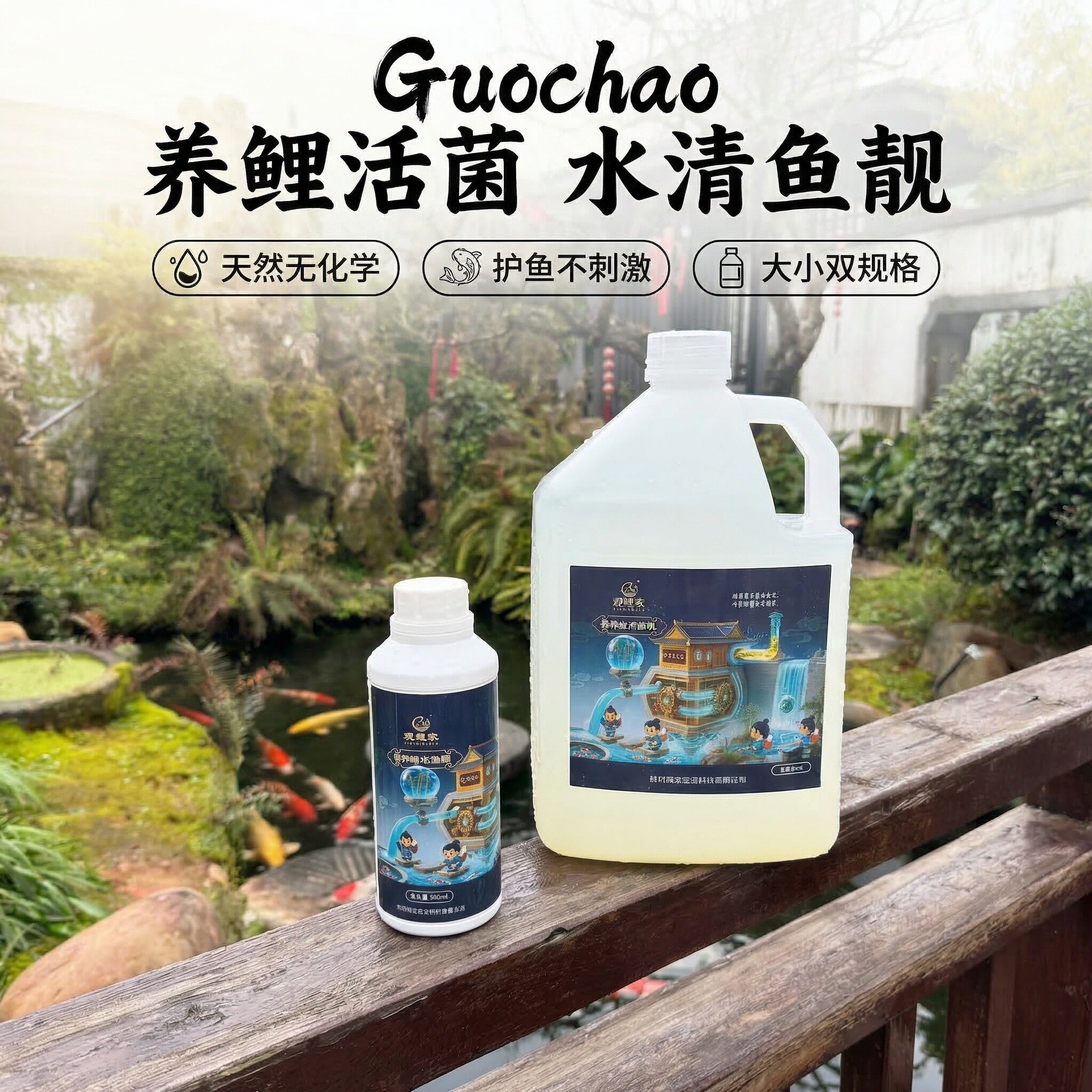 鲤想家自养硝化细菌调节水质图片