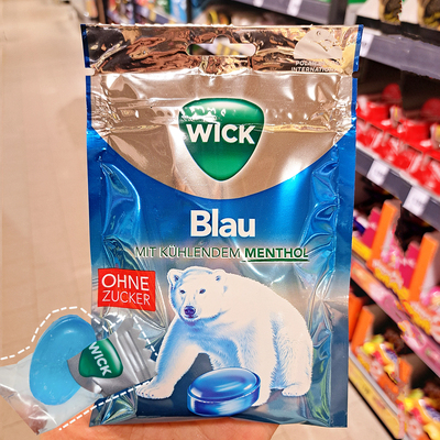 大白熊无糖薄荷强劲硬糖清凉润喉