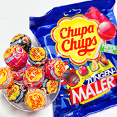 德国口香糖夹心棒棒糖樱桃味舌头染色水果味进口珍宝珠圣诞糖果