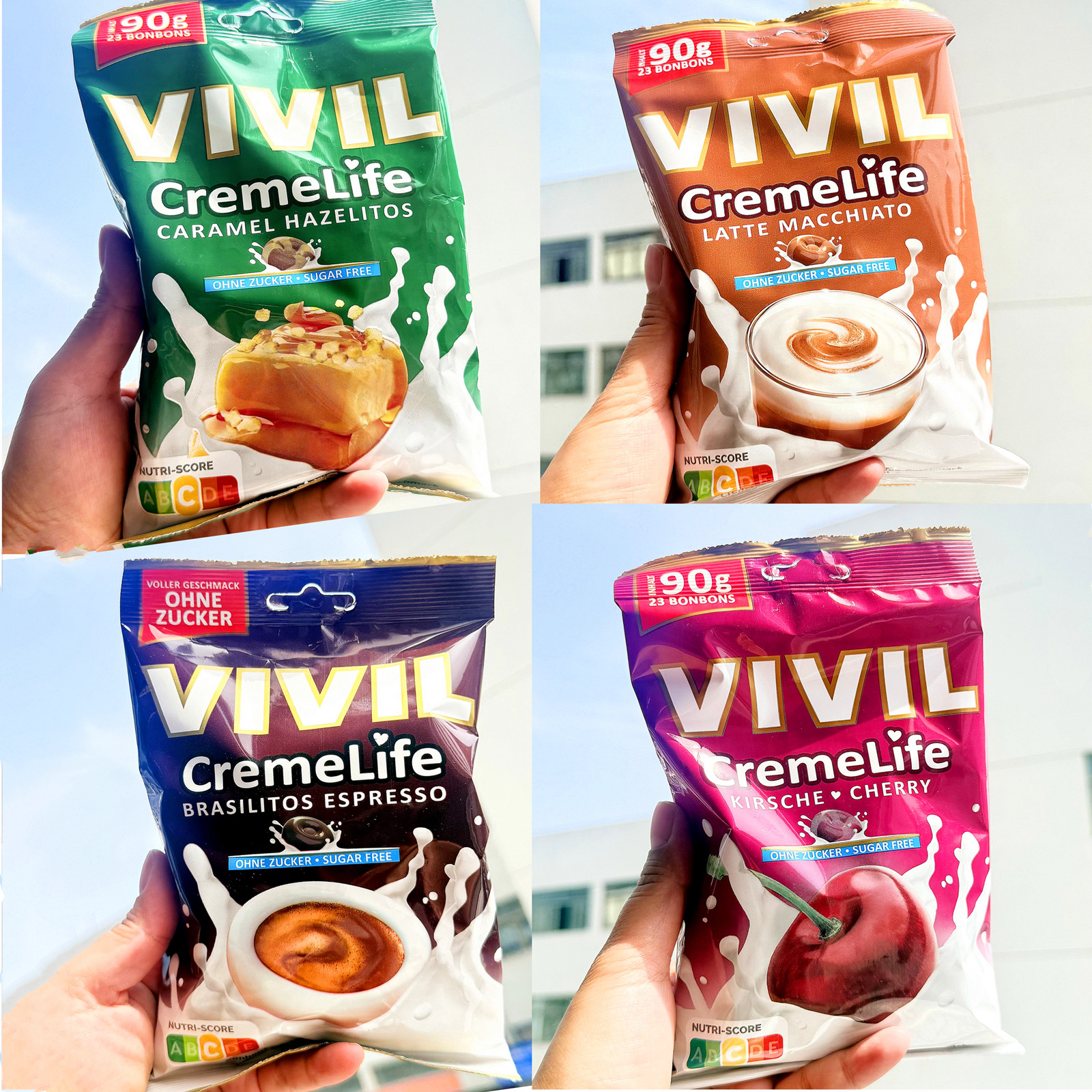 德国进口vivil咖啡奶油糖果草莓坚果办公室硬糖果喜糖休闲小吃