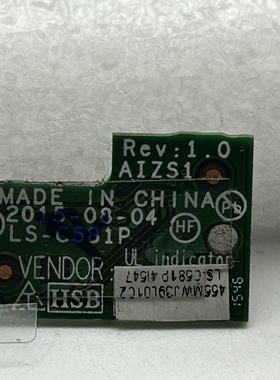 原装联想 LENOVO YOGA PARA 260 PLACA传感器IO BOARD LS-C581P