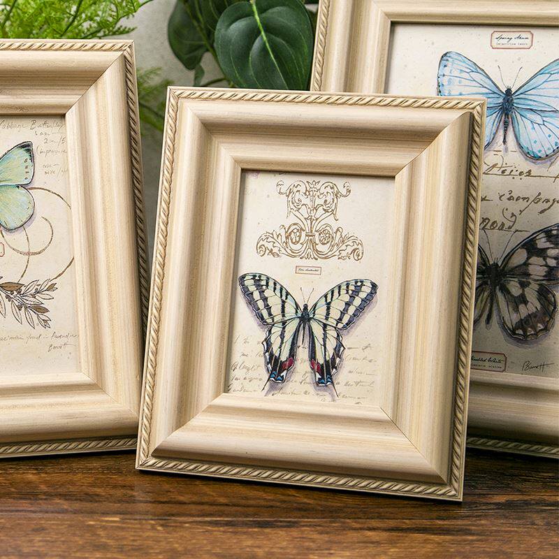 复古经典美式欧式纯实木相框摆台 怀旧乡村原木678寸挂墙装饰摆件|ruв категории Домашний быт, рамка/рамка - от Buy2taobao.com для оказания профессиональной услуги покупки агента Taobao