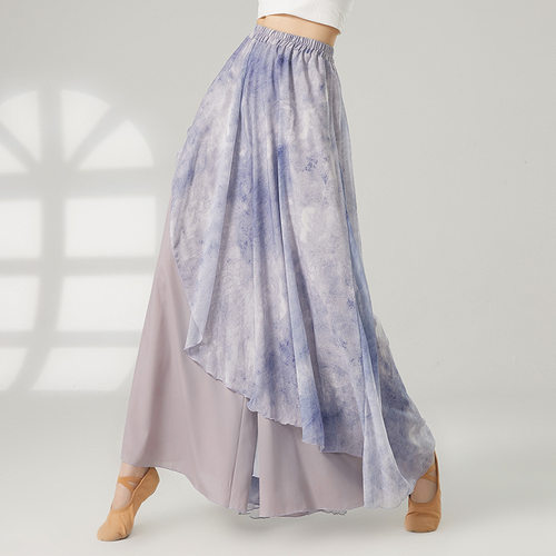 古典舞服装飘逸阔腿裤女中国舞练功服老师舞蹈裤子现代舞演出服装