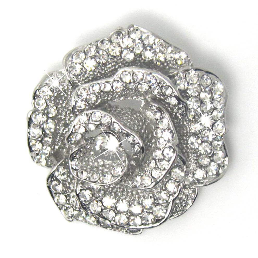 Broche femme en Zircon diamant - Ref 1178239 Image 3