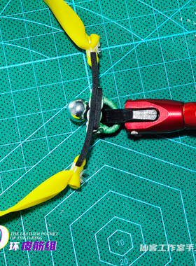 【仙客户外】有磁版D环皮筋重配手拉专用D圈皮兜强力皮筋户外精绑