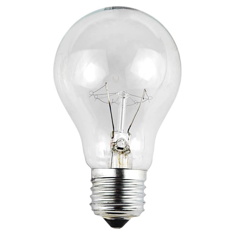 普通白炽灯泡钨丝灯泡电灯泡耐高压E27螺口黄光支持声控感应保温