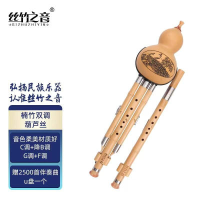 丝竹之音葫芦丝楠竹双调c调+降b调云南民族乐器成人儿童专业演奏