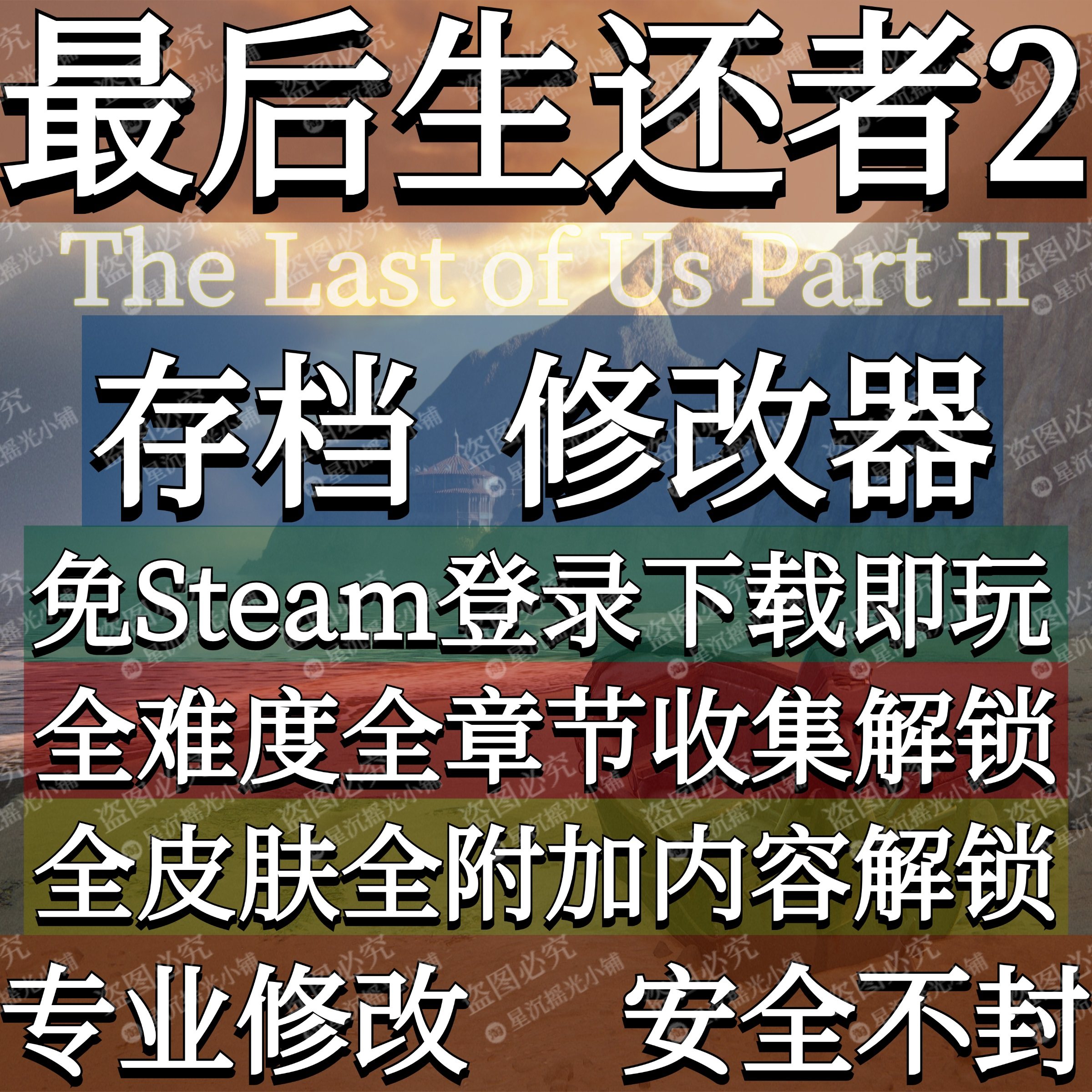 最后生还者2Steam存档修改器辅助美末2全解锁美国末日2免登录离线
