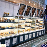 Bánh mì tủ bên tủ bánh mì kệ trưng bày tủ bánh mô hình cửa hàng trưng bày quầy bánh mì trưng bày tủ kính thương mại - Kệ / Tủ trưng bày tủ trưng bày trang sức
