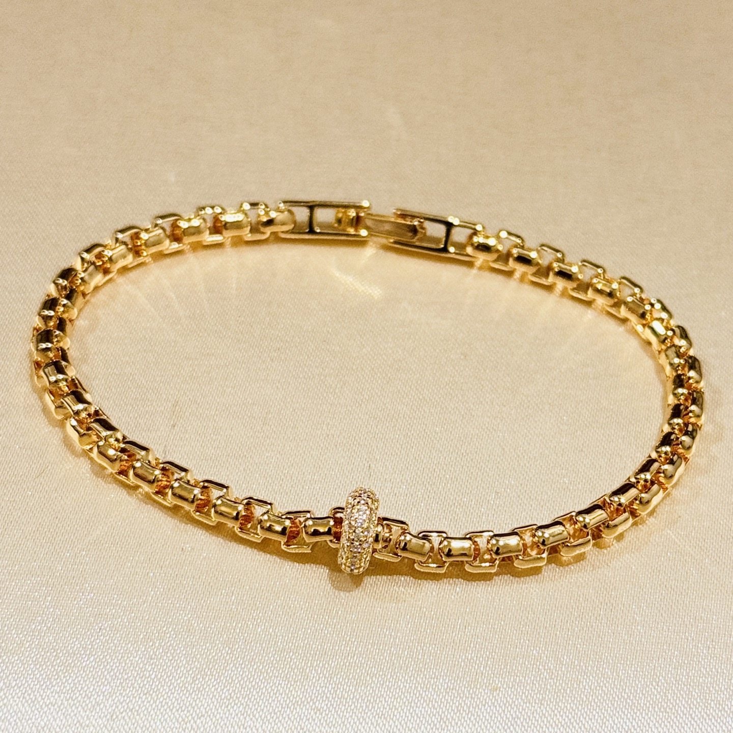 珠宝感中古风金色链条路路通手链通体925纯银镀金意大利古巴首饰,饰品/流行首饰/时尚饰品新,手链,淘宝优惠券,粉丝福利购,淘宝优惠卷