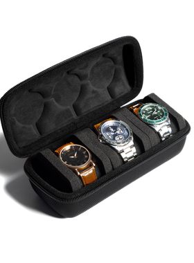 手表收纳盒腕表保护盒旅行便携多格表盒随身防摩擦防尘抗压收纳包