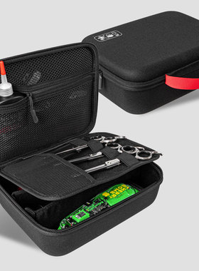 美发工具收纳盒发型师专用理发剪发工具箱发廊剪刀电推剪梳收纳包