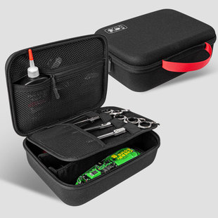 美发工具收纳盒发型师专用理发剪发工具箱发廊剪刀电推剪梳收纳包