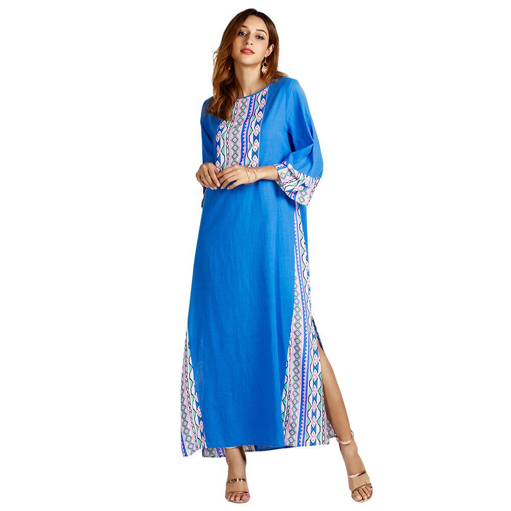 The Muslim Middle East wind autumn new blue nine pointsin the Personalized custom/Design Services/DIY , Custom clothing bags , Custom clothing , Dress custom  category - from Buy2taobao.com to provide professional Taobao agent buy service