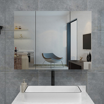 浴室镜柜挂墙式卫生间太空铝洗漱镜柜收纳浴室储物单独洗手间镜子