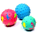 宠物球形玩具 内有铃铛刺球磨牙耐咬玩耍训练狗狗玩具 橡胶玩具球
