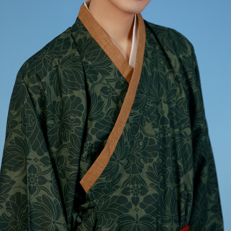 thumbnail for Mirror Water Tongguang|Liansheng|Song printed collar caftan, large number of male and female couples, Hanfu Zhao Bo Peng restored