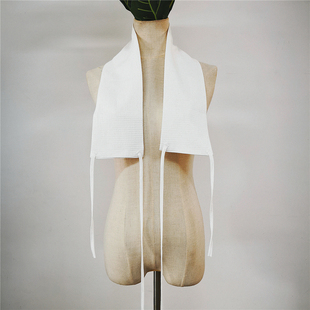 汉服义领假领宋制明制圆领袍内搭 镜水桐光