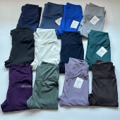 高腰收腹提臀健身打底裤 运动健身裤 女高腰磨毛裸感无尴尬线瑜伽裤