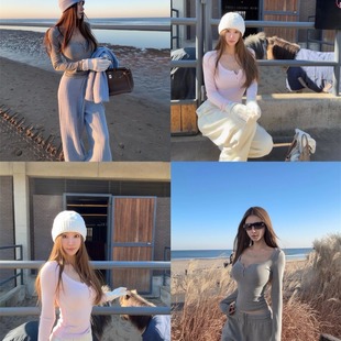 长袖 NINASTUDIO 领口纽扣 VINTAGE系列 上衣 NEW