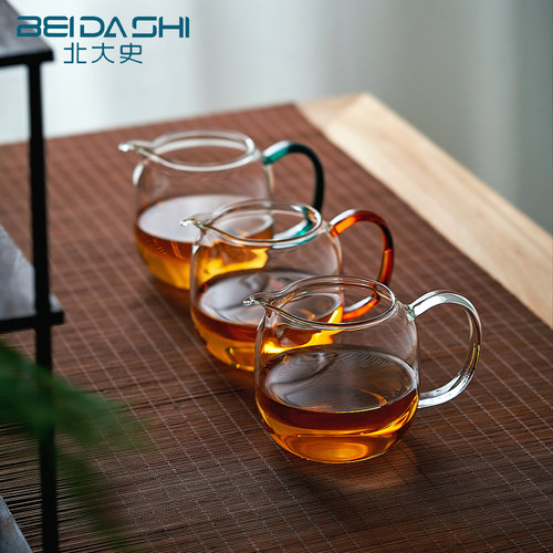 北大史玻璃分茶器公杯手工吹制