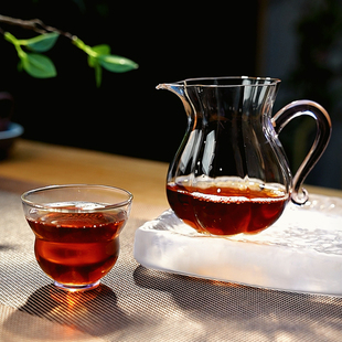 玻璃公道杯加厚耐热透明分茶器高档女士专用茶漏茶海家用功夫茶具